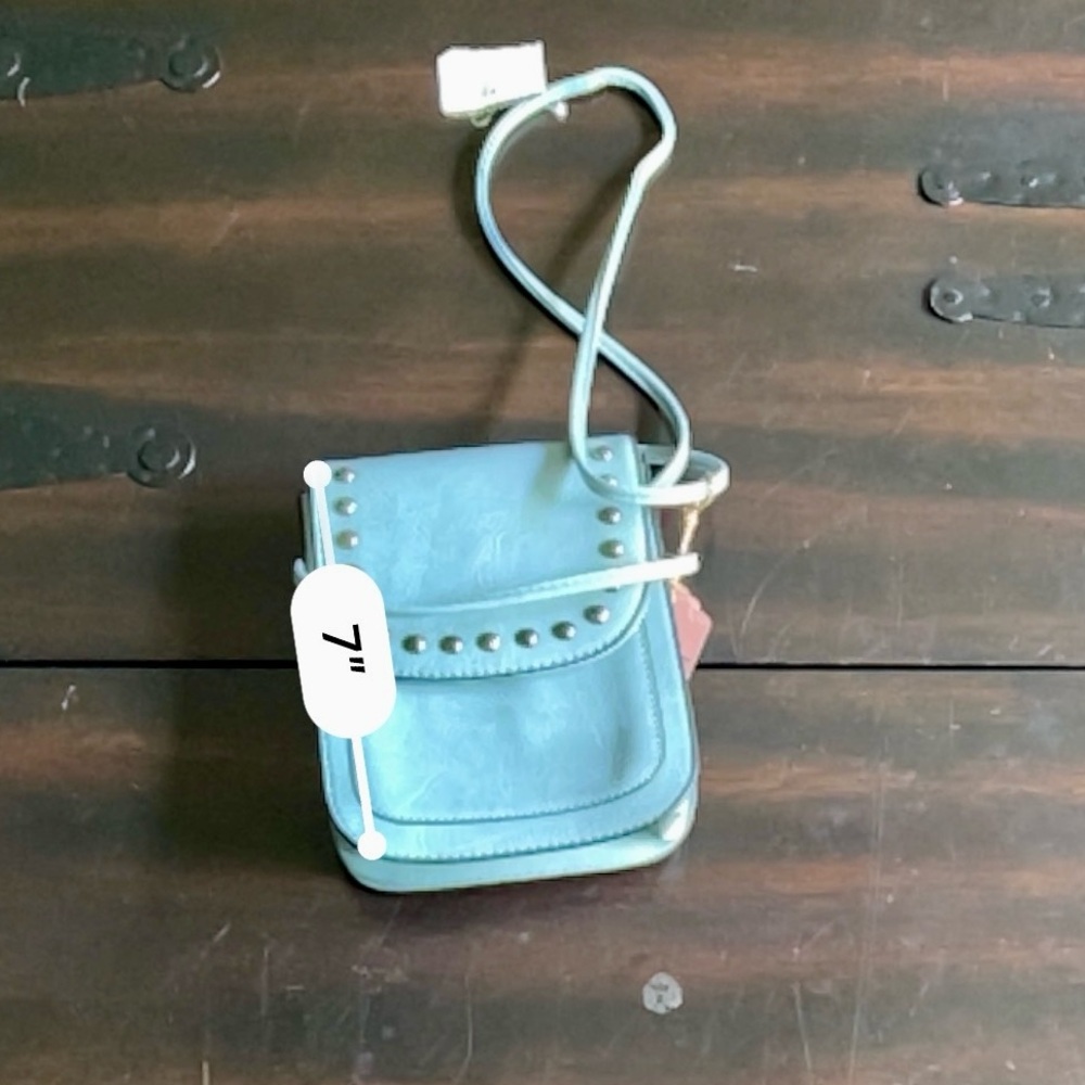 Sam & Hadley Faux Leather Studded Crossbody - Picture 6 of 8